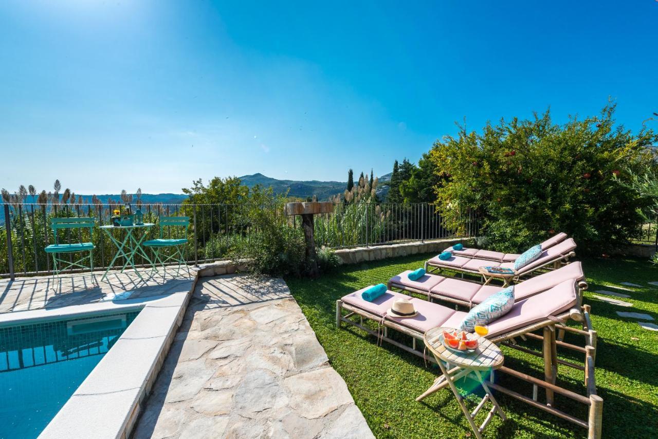 Rustic Stone Villa Begovi Dvori- 15 Minutes To Dubrovnik Exteriör bild