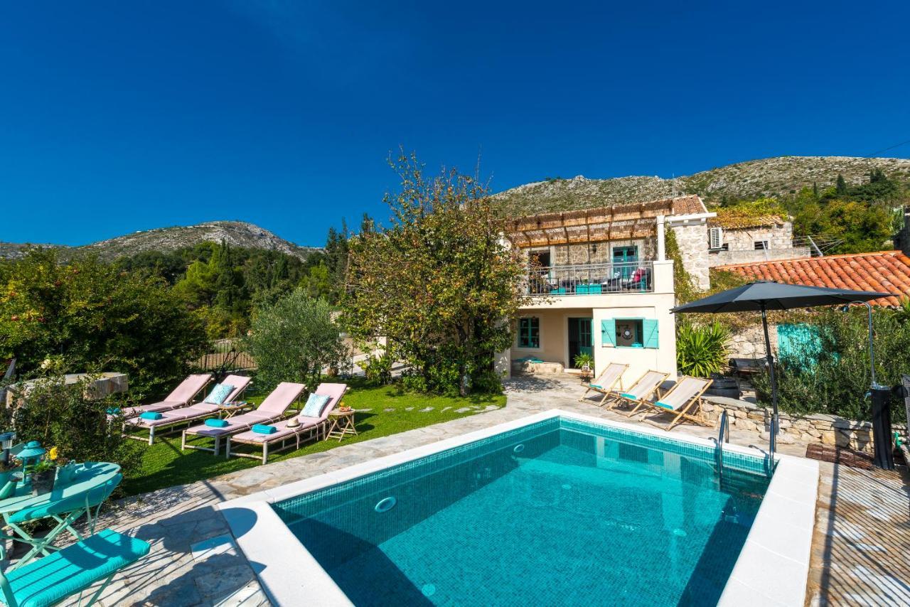 Rustic Stone Villa Begovi Dvori- 15 Minutes To Dubrovnik Exteriör bild